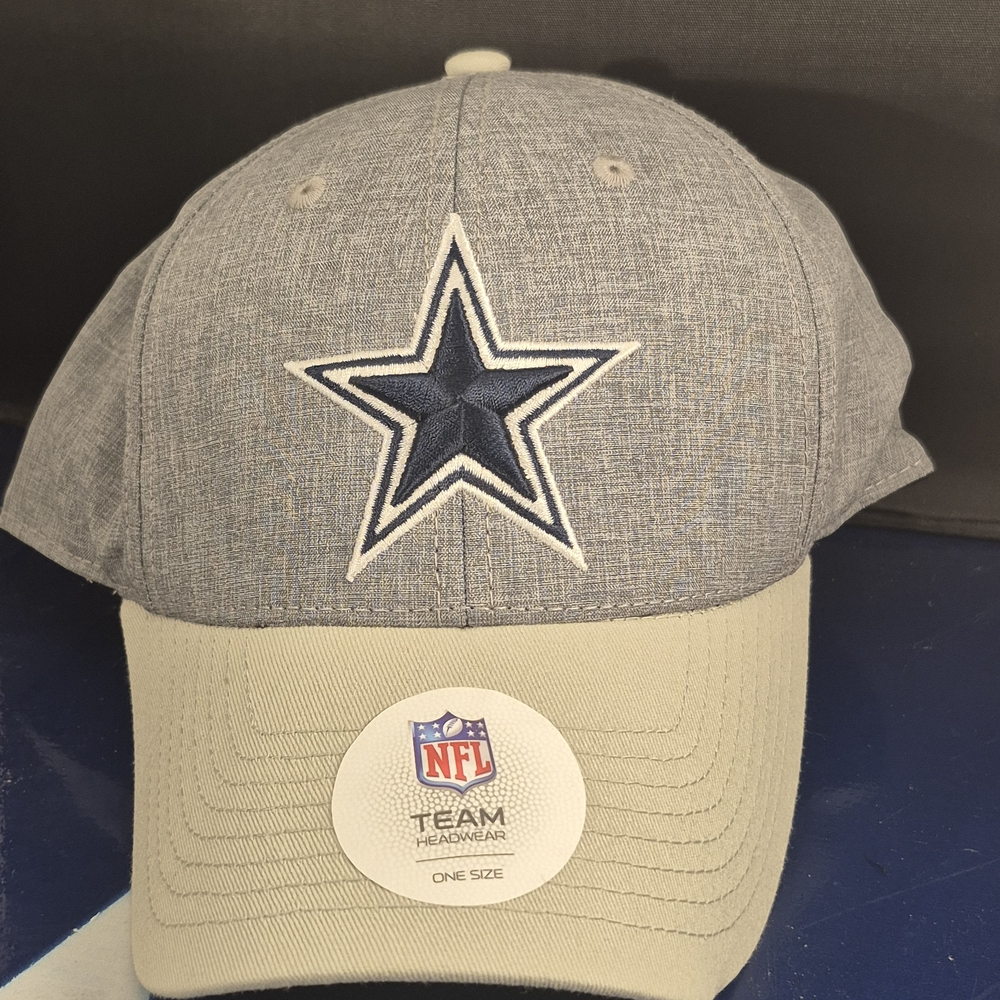 NFL Gray and Cream Team Headwear Cap